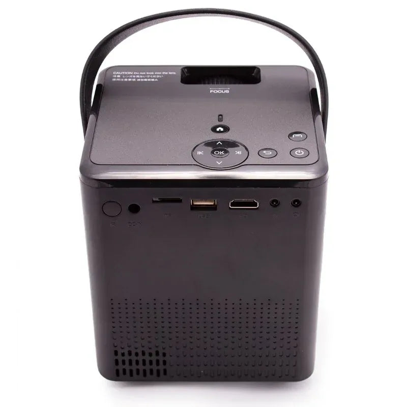 Proyector Compacto COOL Rainbow 3000 Lúmenes Altavoz Integrado + HDMI/SD/USB + Wifi Mirror (Negro) - PixelPlaza