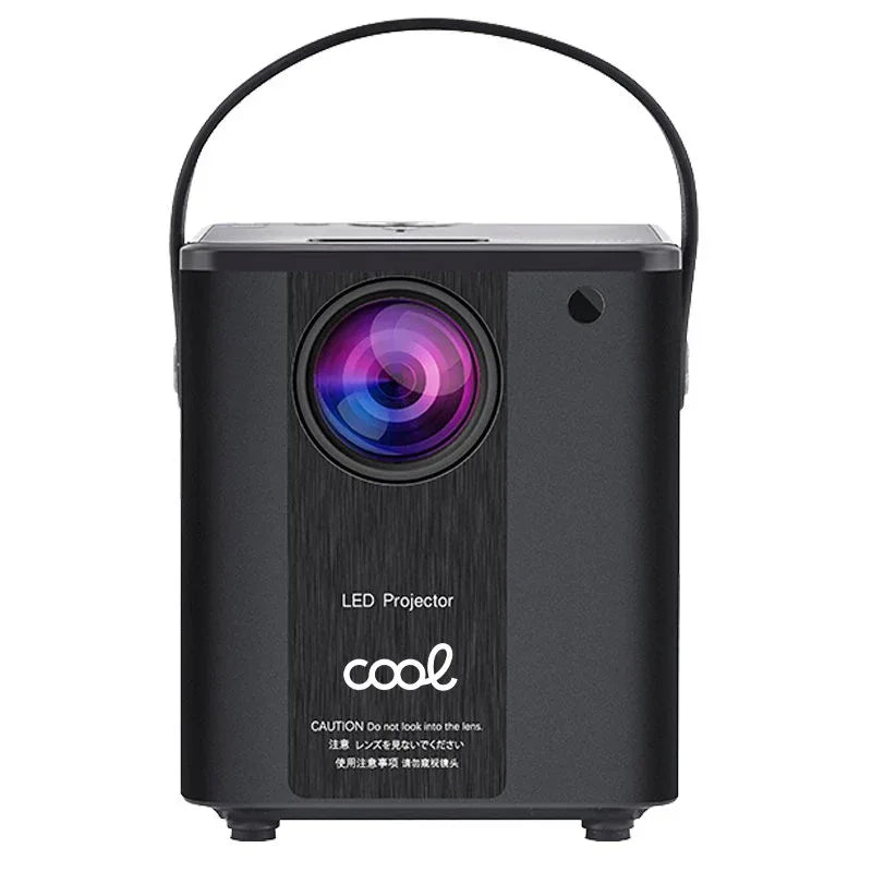 Proyector Compacto COOL Rainbow 3000 Lúmenes Altavoz Integrado + HDMI/SD/USB + Wifi Mirror (Negro) - PixelPlaza