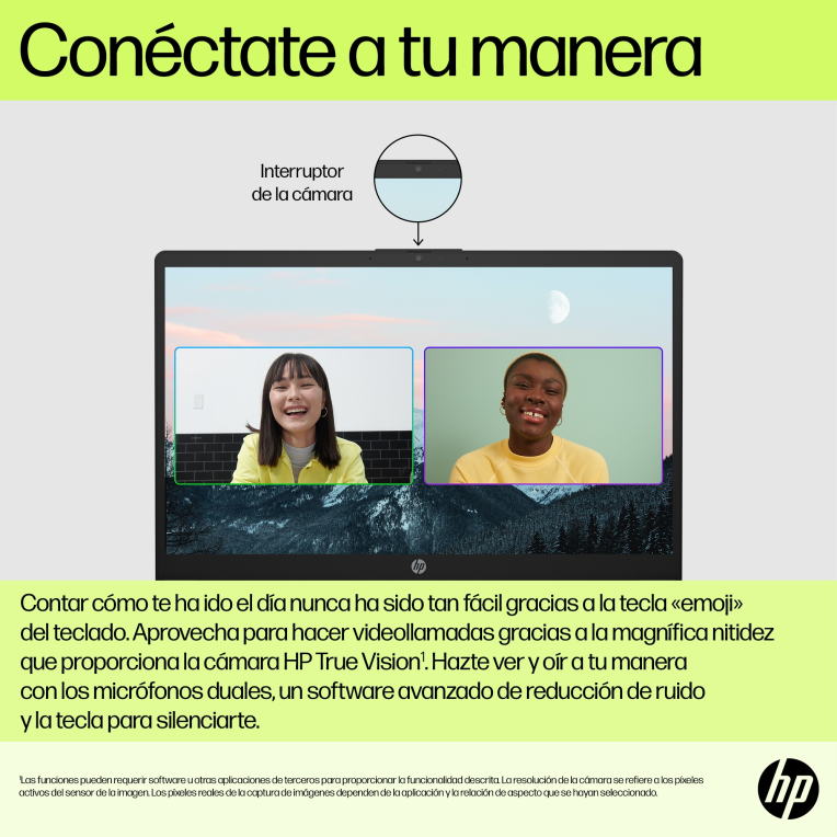 HP 15-fd0356ns Intel® Core™ i7 i7-1355U Portátil 39,6 cm (15.6") Full HD 8GB DDR4-SDRAM 512GB SSD Wi-Fi 6 (802.11ax) Fre