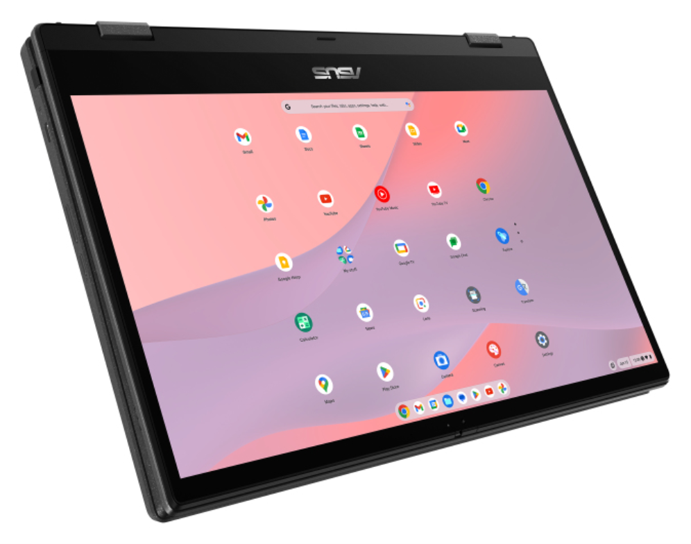 ASUS Chromebook CM14 Flip CL1402FM2A-EC0286 - Ordenador Portátil 14" Full HD (MediaTek Kompanio 520, 8GB RAM, 128GB eMMC