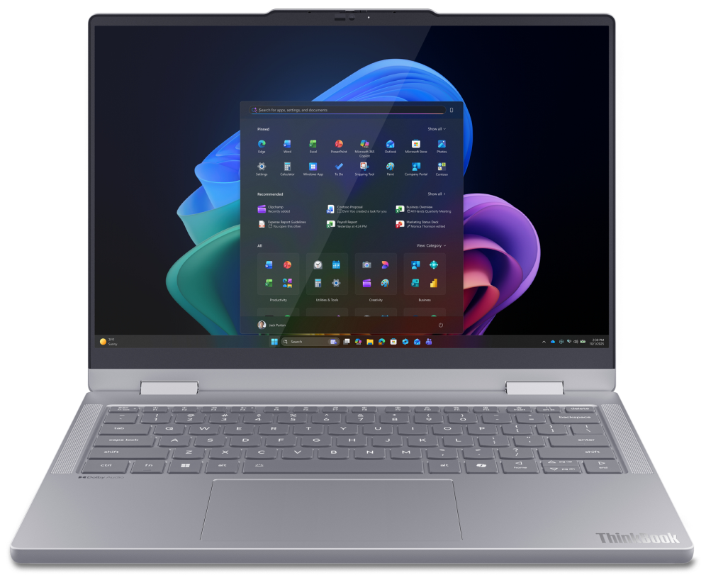 Lenovo ThinkBook 14 2-in-1 G6 IPL Copilot+ PC Intel Core Ultra 5 325 Híbrido (2-en-1) 35,6 cm (14") Pantalla táctil WUXG