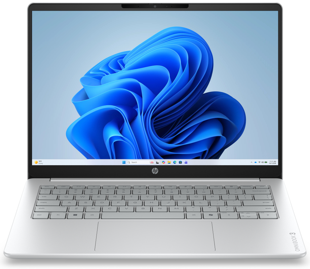 HP OmniBook 3 Laptop AI 14-ht0015nsx Intel Core Ultra 5 225U Portátil 35,6 cm (14") 2K 8GB DDR5-SDRAM 256GB SSD Wi-Fi 6 