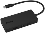 ASUS 4 in 1 USB-C Dock DC110 Alámbrico USB 3.2 Gen 2 (3.1 Gen 2) Type-C Negro