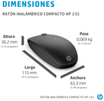 HP Ratón inalámbrico compacto 235