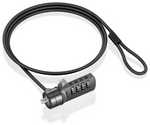 Aisens ASLK-D40N03-BK cable antirrobo Negro 1,5 m