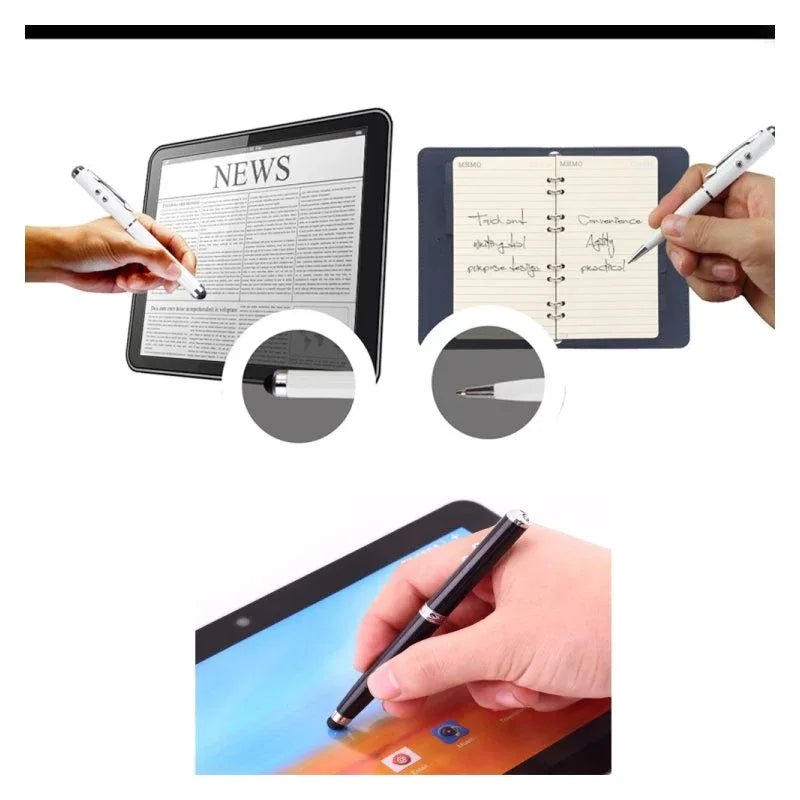 Puntero Stylus COOL Universal Laser Negro - PixelPlaza