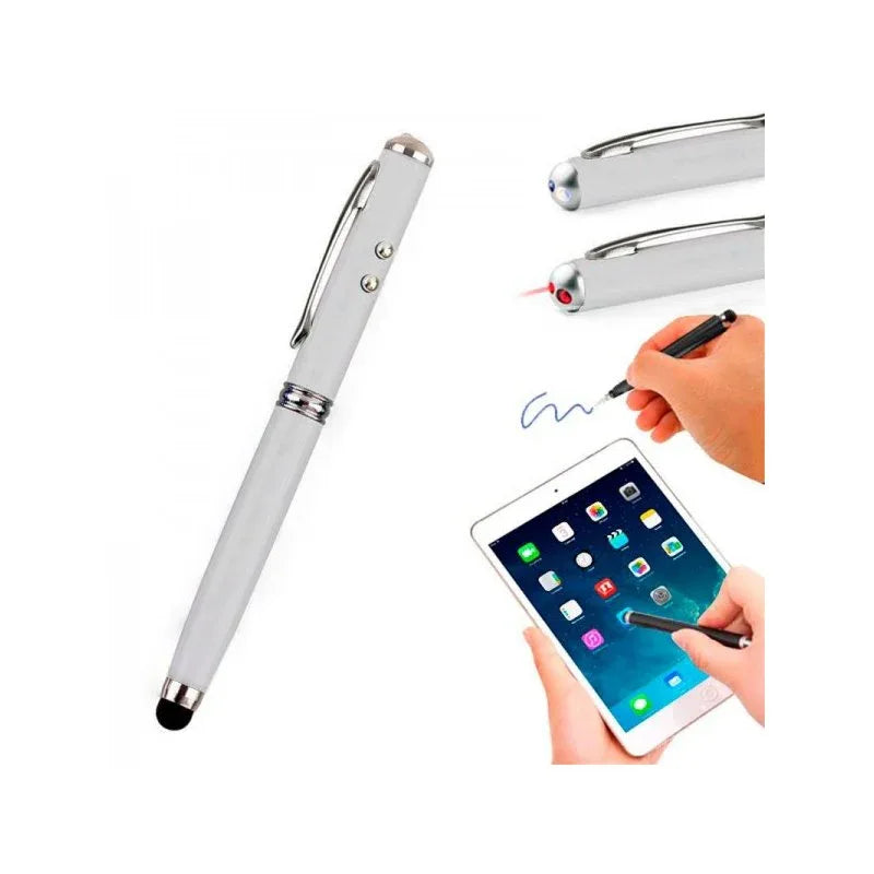 Puntero Stylus COOL Universal Laser Plateado - PixelPlaza