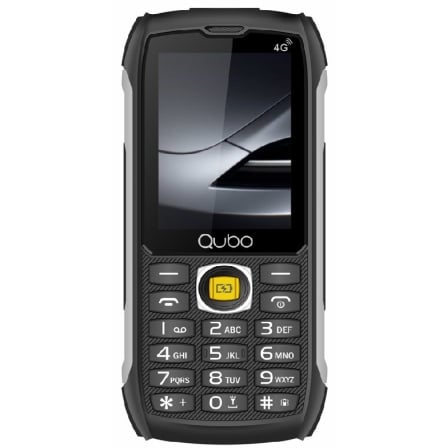Teléfono Móvil Rugerizado Qubo ST-002 para Personas Mayores/ Negro