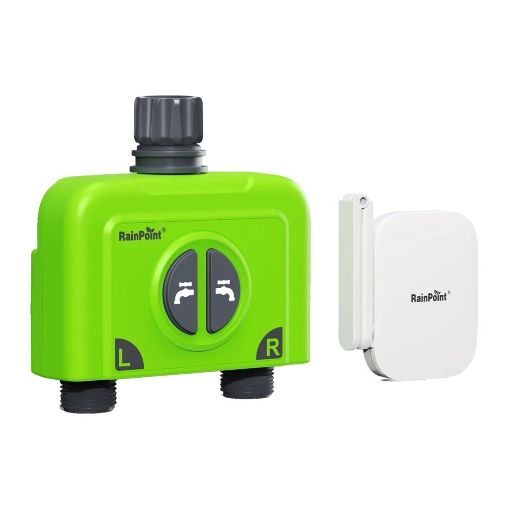 Programador de riego RainPoint WiFi 2 Zonas con Gateway