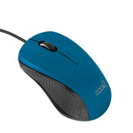 Ratón COOL USB Wired Azul - PixelPlaza