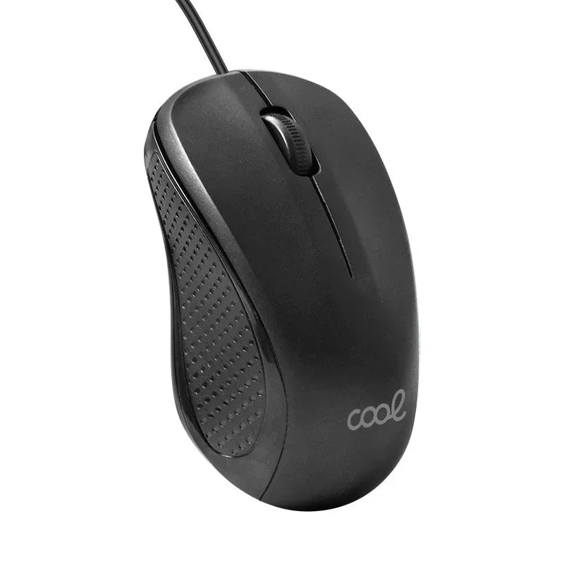 Ratón COOL USB Wired Negro - PixelPlaza