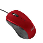 Ratón COOL USB Wired Rojo - PixelPlaza