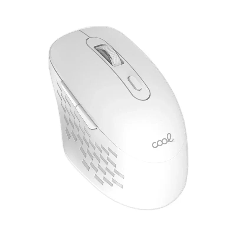 Ratón Inalámbrico COOL 6D Silencioso Blanco - PixelPlaza