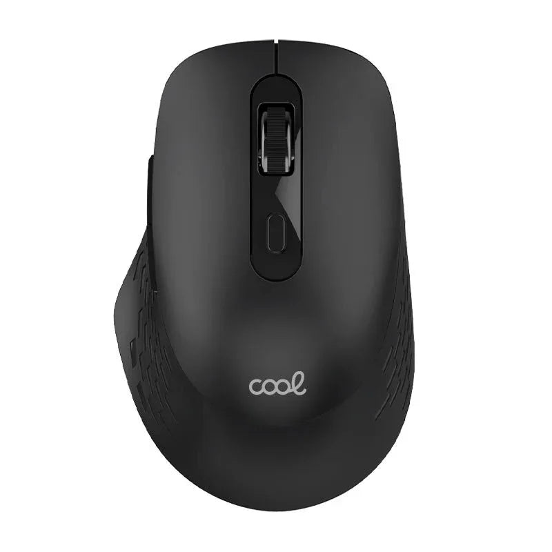 Ratón Inalámbrico COOL 6D Silencioso Negro - PixelPlaza