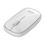 Ratón Inalámbrico COOL Slim Silencioso 2 en 1 (Bluetooth + Adap. USB) Blanco - PixelPlaza