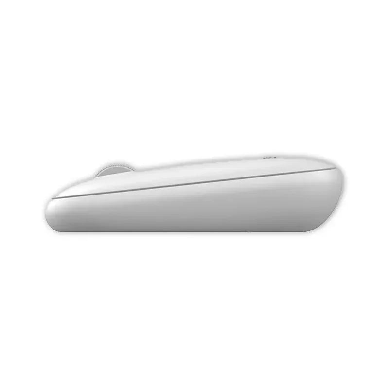 Ratón Inalámbrico COOL Slim Silencioso 2 en 1 (Bluetooth + Adap. USB) Blanco - PixelPlaza