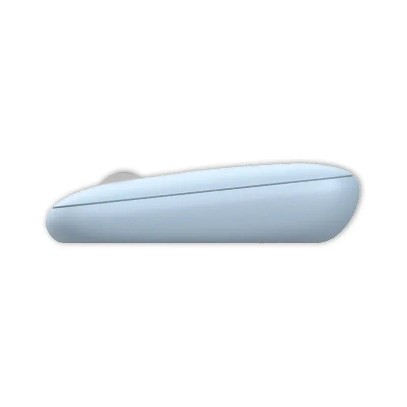 Ratón Inalámbrico COOL Slim Silencioso 2 en 1 (Bluetooth + Adap. USB) Celeste - PixelPlaza