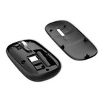 Ratón Inalámbrico COOL Slim Silencioso 2 en 1 (Bluetooth + Adap. USB) Negro - PixelPlaza