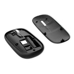 Ratón Inalámbrico COOL Slim Silencioso 2 en 1 (Bluetooth + Adap. USB) Negro - PixelPlaza