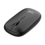 Ratón Inalámbrico COOL Slim Silencioso 2 en 1 (Bluetooth + Adap. USB) Negro - PixelPlaza
