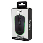 Ratón USB Gaming (Iluminación) COOL Kansas Negro - PixelPlaza