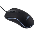Ratón USB Gaming (Iluminación) COOL Kansas Negro - PixelPlaza