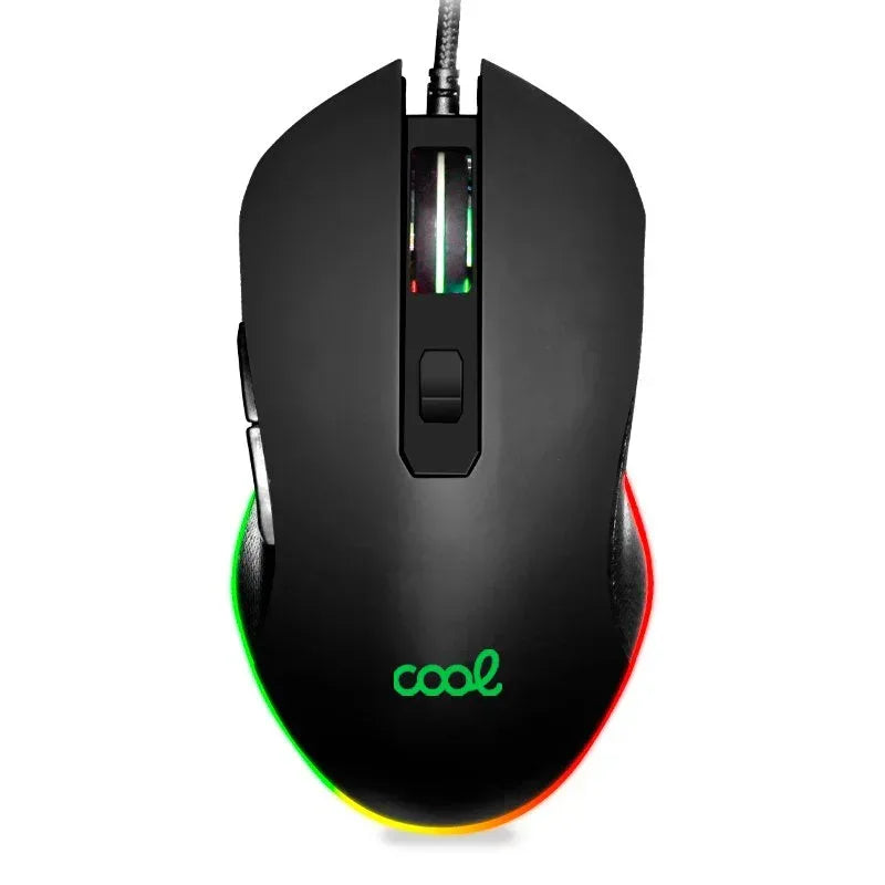 Ratón USB Gaming RGB (Iluminación) COOL Austin Negro - PixelPlaza