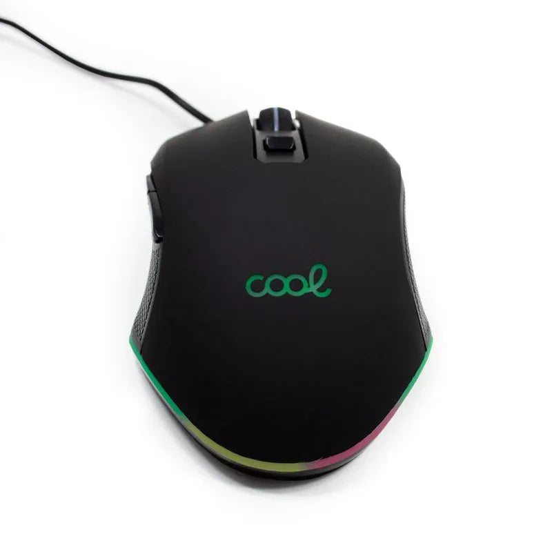 Ratón USB Gaming RGB (Iluminación) COOL Austin Negro - PixelPlaza