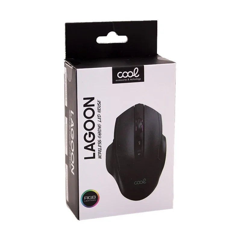 Ratón Wireless + Bluetooth 2 en 1 (Recargable) Gaming Led RGB COOL Lagoon - PixelPlaza