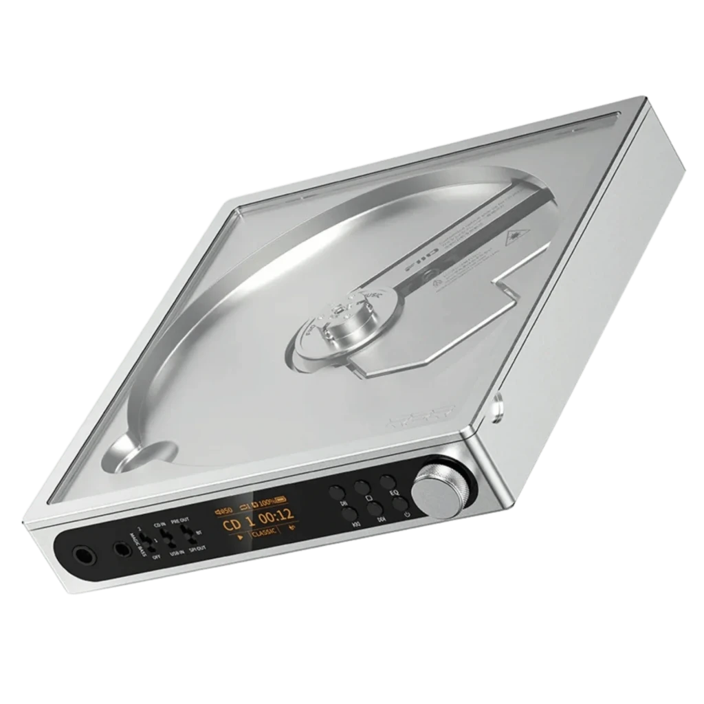 FiiO DM15 R2R Plata 4,4mm Balanceada Bluetooth 11h DAC Reproductor de CD