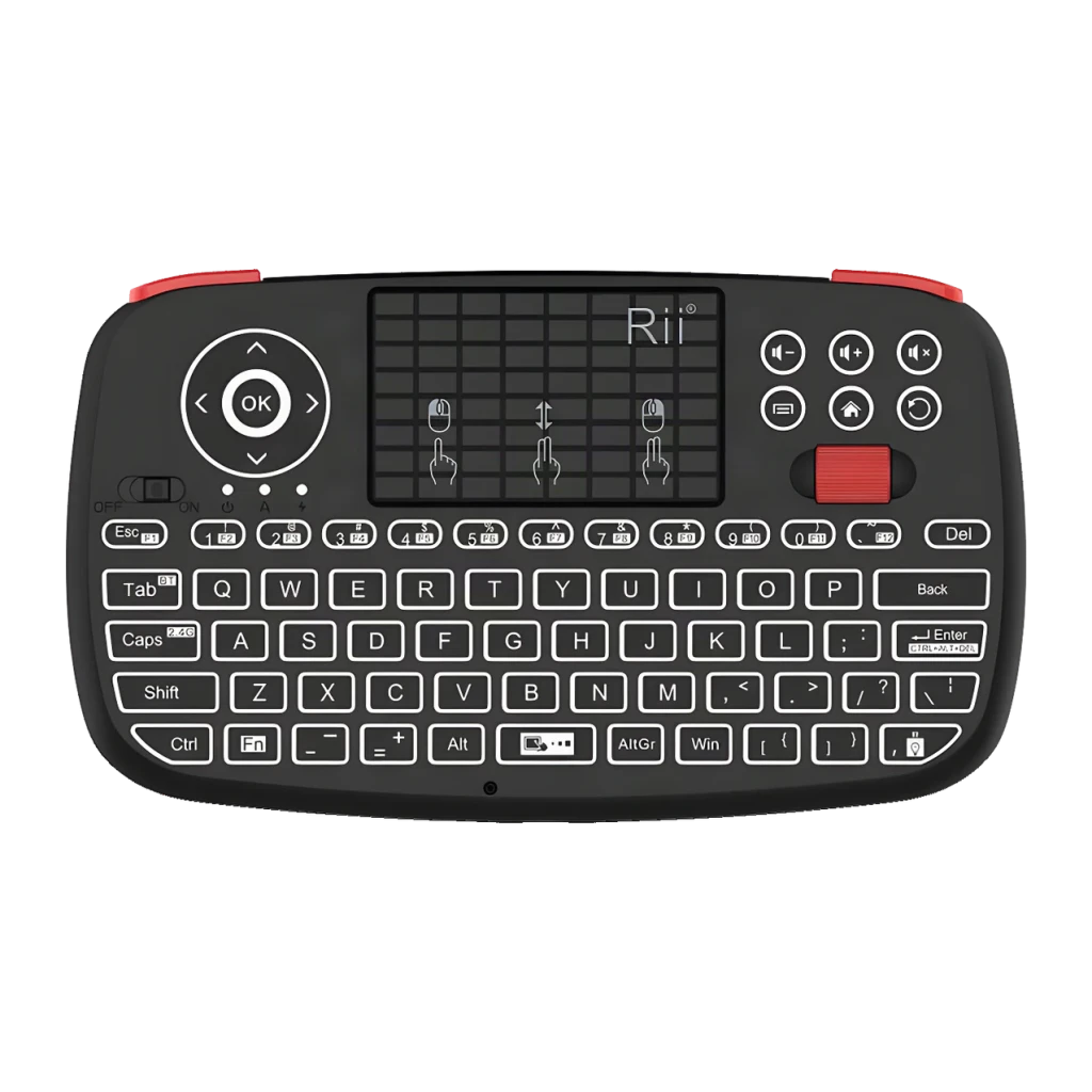 Teclado inalámbrico Rii i4 Mini Negro
