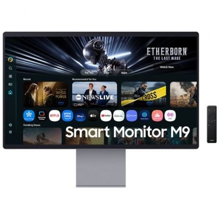 Smart Monitor Gaming Samsung M9 M90SF S32FM900SU 32"/ 4K/ 0.03ms/ 165Hz/ QD-OLED/ Multimedia/ Regulable en altura/ Smart