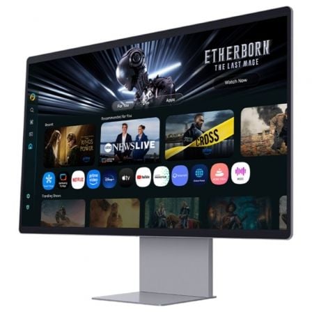 Smart Monitor Gaming Samsung M9 M90SF S32FM900SU 32"/ 4K/ 0.03ms/ 165Hz/ QD-OLED/ Multimedia/ Regulable en altura/ Smart