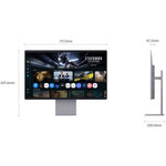Smart Monitor Gaming Samsung M9 M90SF S32FM900SU 32"/ 4K/ 0.03ms/ 165Hz/ QD-OLED/ Multimedia/ Regulable en altura/ Smart