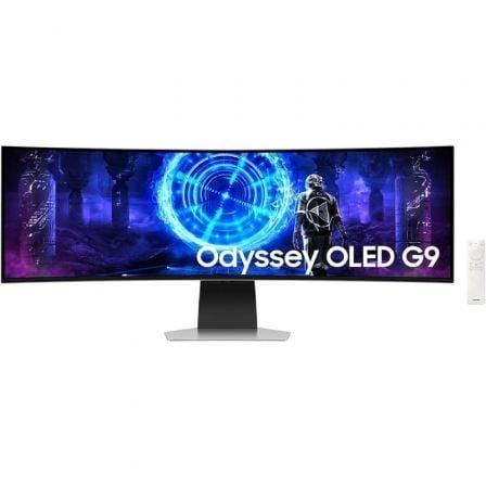 Monitor Gaming Ultrapanorámico Curvo Samsung Odyssey OLED G9 S49DG954SU 49"/ Dual QHD/ 0.03ms/ 240Hz/ OLED/ Multimedia/ 