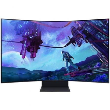 Monitor Gaming Curvo Samsung Odyssey Ark S55CG970NU 55"/ 4K/ 1ms/ 165Hz/ VA/ Regulable en altura/ Smart TV/ Multimedia/ 
