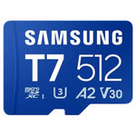 Tarjeta de Memoria Samsung P7 512GB microSD XC/ Clase 10/ 170MBs