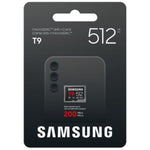 Tarjeta de Memoria Samsung P9 512GB microSD XC/ Clase 10/ 200MBs