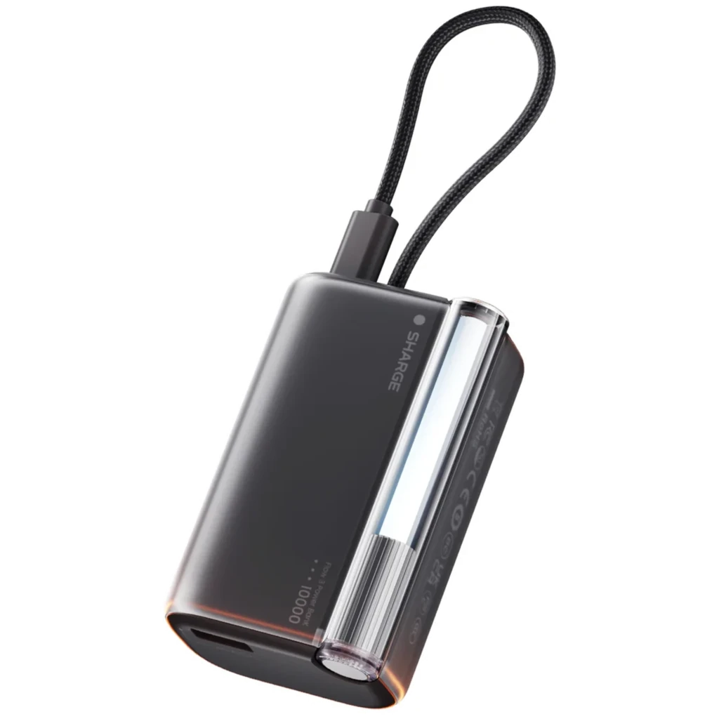 Sharge Flow 3 con cable integrado 10000mAh 45W USB-C Power Bank