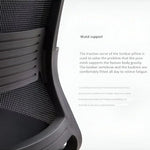 Sillón Oficina COOL Basic Negro (Regulable) - PixelPlaza