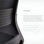 Sillón Oficina COOL Basic Negro (Regulable) - PixelPlaza