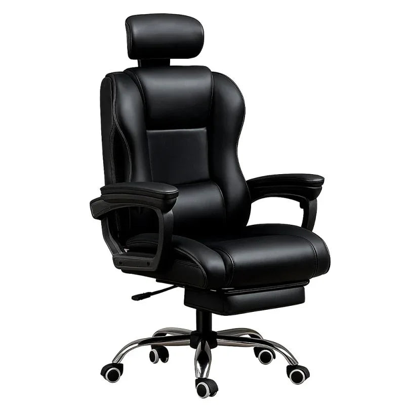 Sillón Oficina Premium COOL Board Negro (Reposapiés) - PixelPlaza