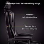 Sillón Oficina Premium COOL Board Negro (Reposapiés)