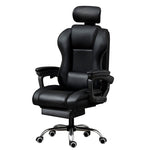 Sillón Oficina Premium COOL Board Negro (Reposapiés)