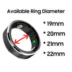 Smart Ring COOL Health + Base Powerbank (Salud, Deporte, Sueño) Talla 21mm - PixelPlaza