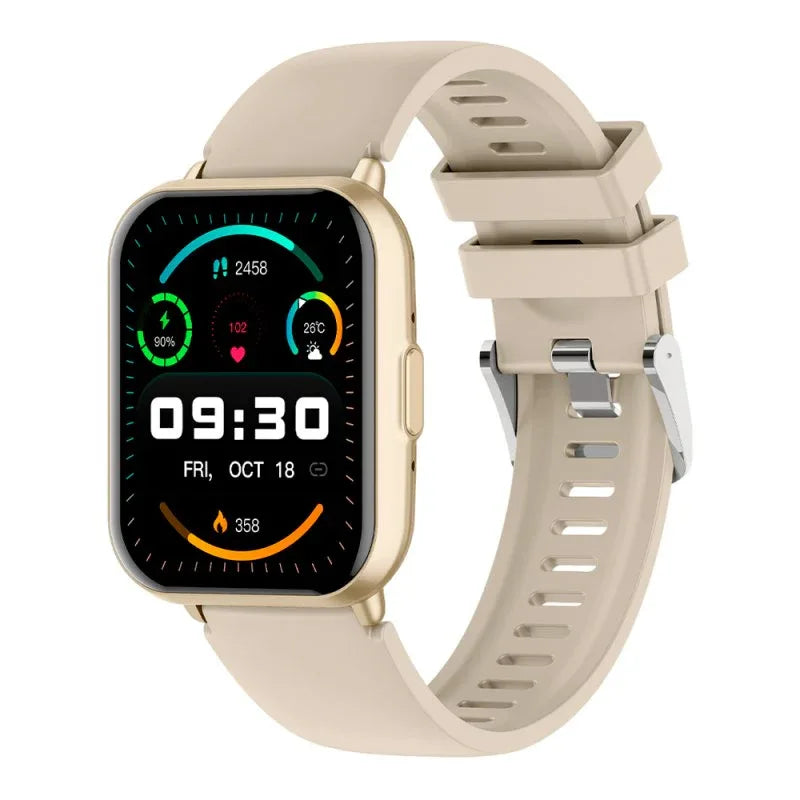 Smartwatch COOL Cascais Silicona Champagne (Llamadas, Salud, Deporte) - PixelPlaza