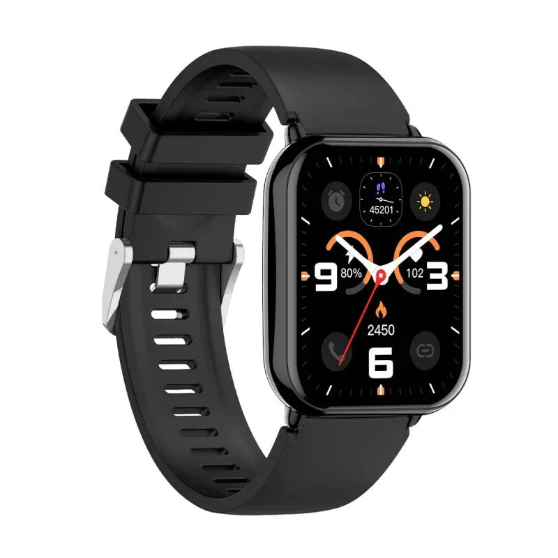 Smartwatch COOL Cascais Silicona Negro (Llamadas, Salud, Deporte) - PixelPlaza