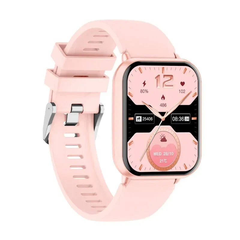 Smartwatch COOL Cascais Silicona Rosa (Llamadas, Salud, Deporte) - PixelPlaza