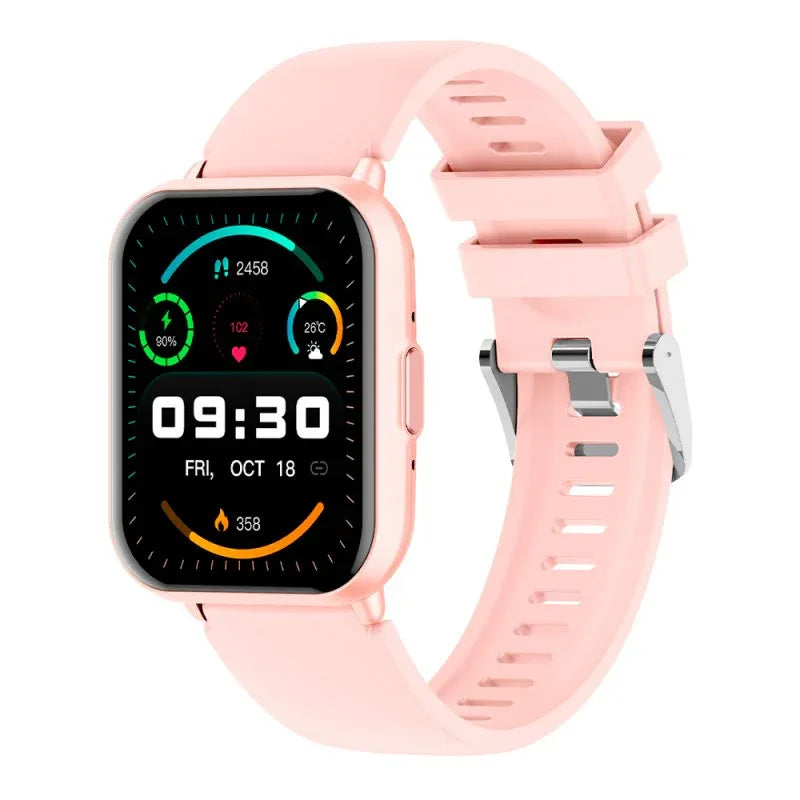 Smartwatch COOL Cascais Silicona Rosa (Llamadas, Salud, Deporte) - PixelPlaza