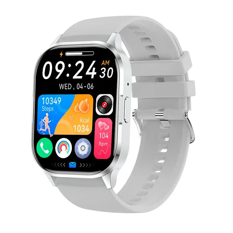 Smartwatch COOL Delta Silicona Gris (Amoled, Llamadas, Salud, Deporte) - PixelPlaza